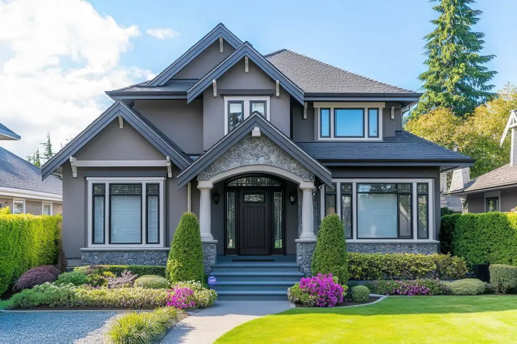 professionally painted home exterior in merrimack valley